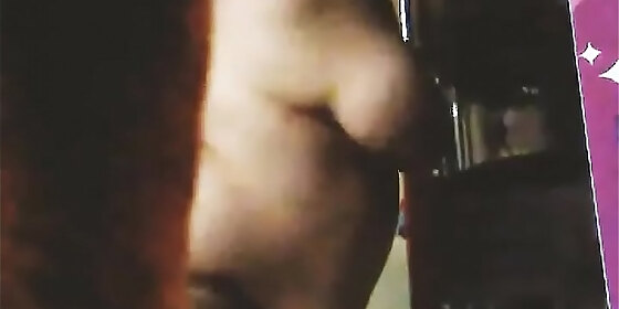 bound bbw wife in front of window