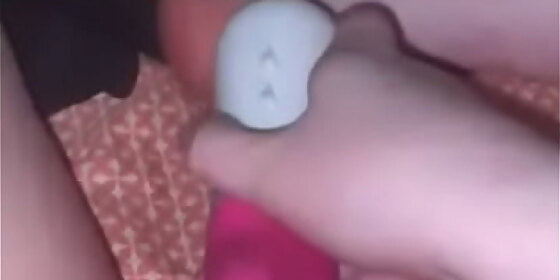 playing with my vibrator