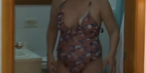 compilation of spies on stepmom urinating on the beach and at home