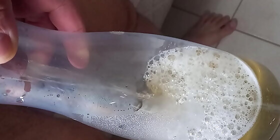pissing in the bottle