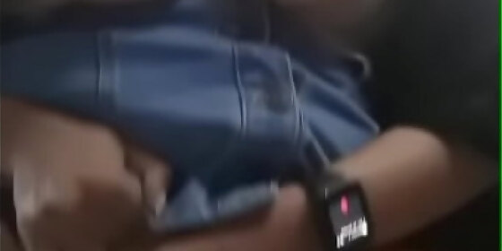 secretary masturbates in the office
