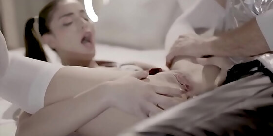 teen robot anal fucked by horny client