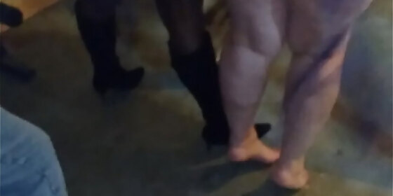 2 butts flogged on a cross
