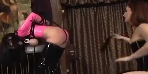 Lesbian Whipping Torture - Lesbian Bdsm Girls In Pink And Black Latex Whip Spank And Torture Young  Slave HD SEX Porn Video 33:16