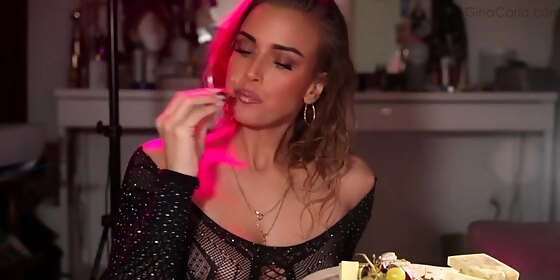 gina carla chewing asmr