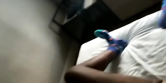 catalan woman cuckold while her husband watches her with a black dominican man