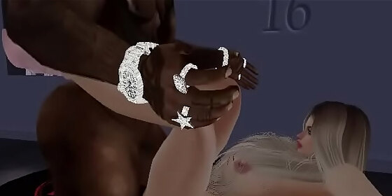 blonde loves pau preto imvu