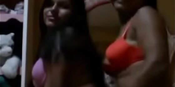 two girls dance for me while having a good time