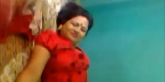 indian man fucking sexy sali pussy in red saree in home