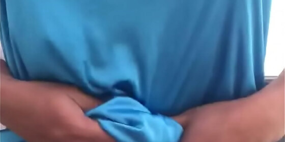 blue dress