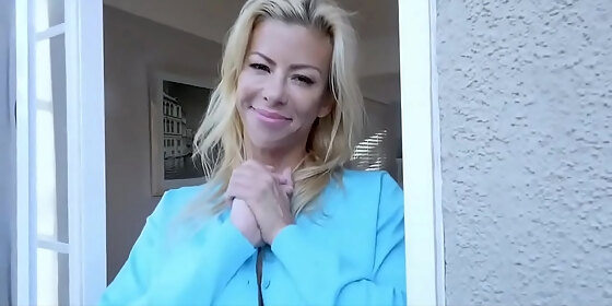 busty blonde step mom fucks with her big cock stepson