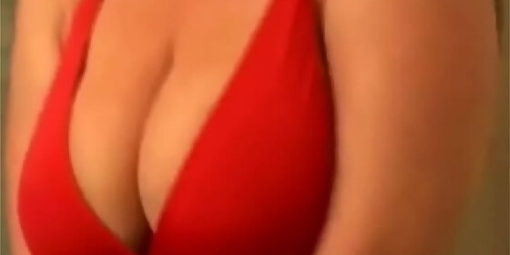amazing boobs redhead does her own pussy fingering