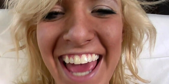petite blonde british teen get creampie at casting