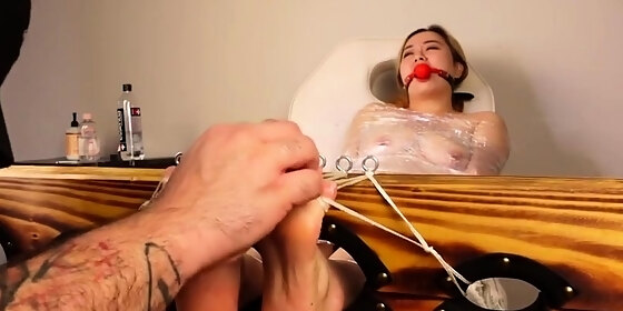 tickle torture bondage girl