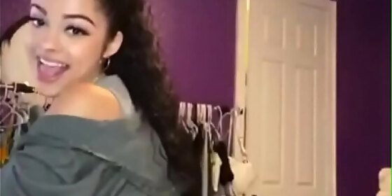 young latina putting on a show extended clip