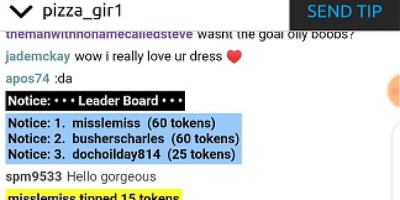 pizza gir1 chaturbate strip video 1