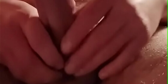 masturbating to the thought of my girlfriend s natually hairy bushy pussy late night cum load