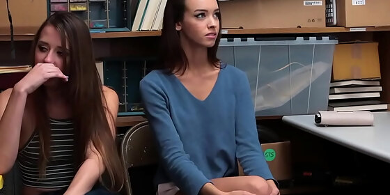 mall officer punish fucks tw shoplifter teens in his office zoey laine charity crawford