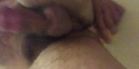 riding my toy in the shower again