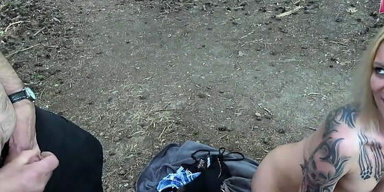 german amateur creampie gangbang in forest with skinny teen