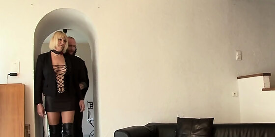 hard anal play with a mature blonde wife