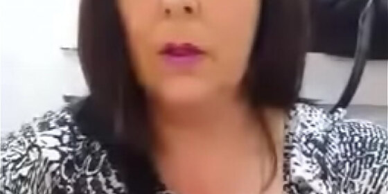 bbw rubbing her nipples then tasting her wet pussy