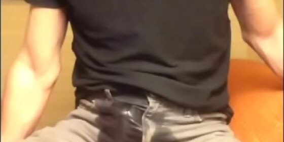pissing my pants on a hotel couch
