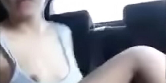 siririca in the car