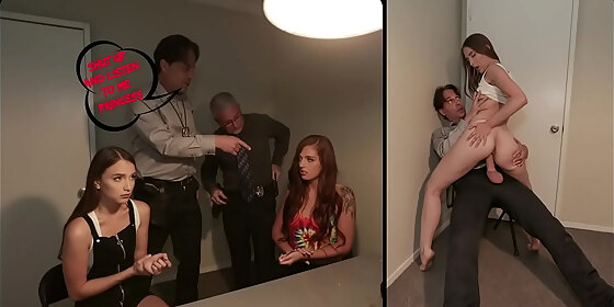 izzy lush and scarlett mae in interrogation penetration part 1