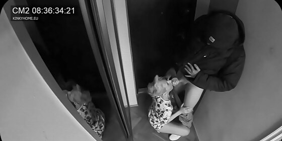 wife sucked the postman while husband in the next door