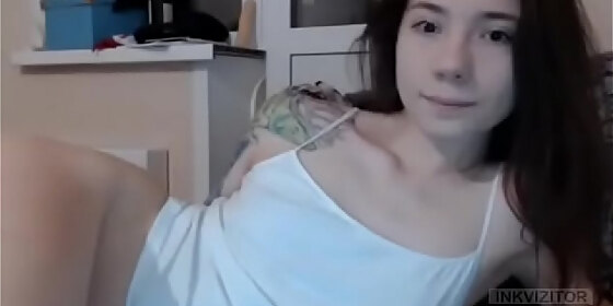 sexy b0rsch masturbating with remote vibrator