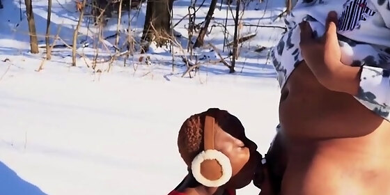 african booty fucked in the snow onlyfans leaked video
