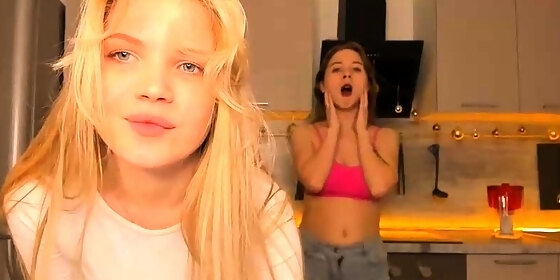 blonde brunette lesbians flaming pussy licking fingering