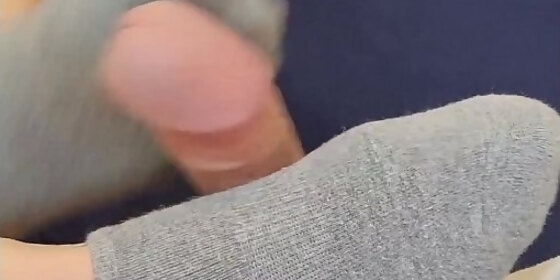 homemade sock job amateur tape davina gold