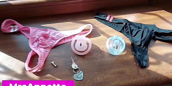 instructions how to wear the cage for chastity testing new cells for chastity and control challenge