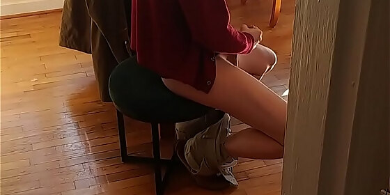 caught him jerking off i spied on him watching porn till he came