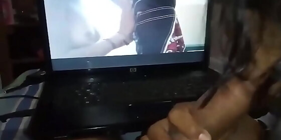 i was watching a movie with my friend but i couldn t resist sucking his cock until he gave me some of his milk