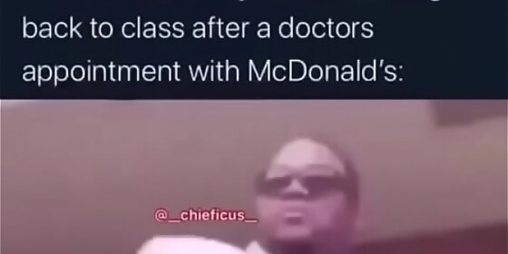 black man gets mcdonalds