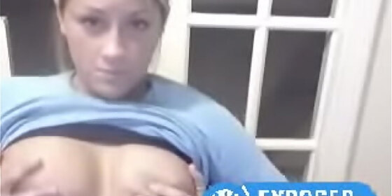 cute blonde fondling her tits exposed webcams com