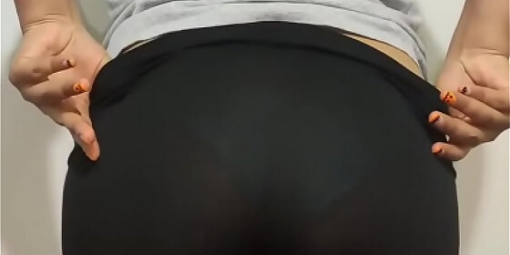 maria showing how wet and excited she is