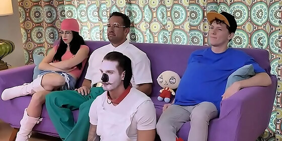step dad fucks daughter in family guy parody