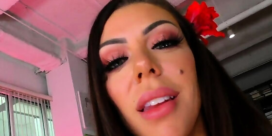 busty tattooed manojob milf jerks in pov