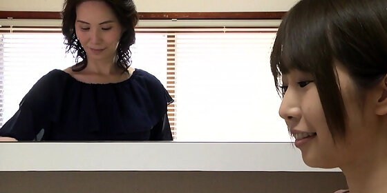 busty japanese babes in awesome lesbian action