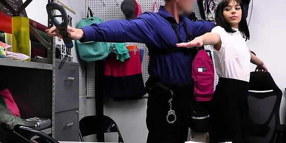 teen thief got an agreement on cops cock