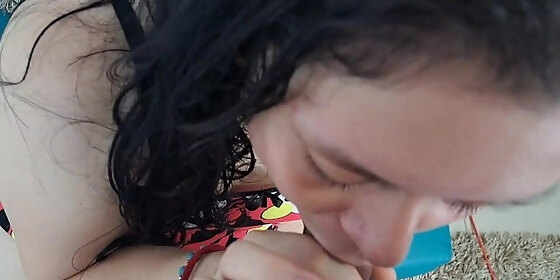 my cock gets hard when i see my horny girlfriend part 3 we fuck without a condom