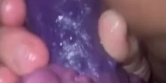 horny milf takes large bad dragon cock in tight pussy