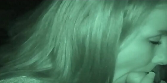 night cam captures a hottie sucking dick