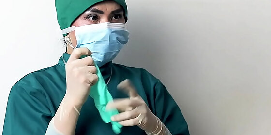 latex gloves fetish asmr