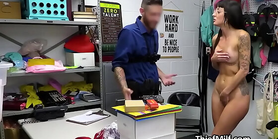 bitchy inked thief teacher rides dick at the backroom