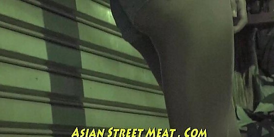 street waif on hot offer in asian slum